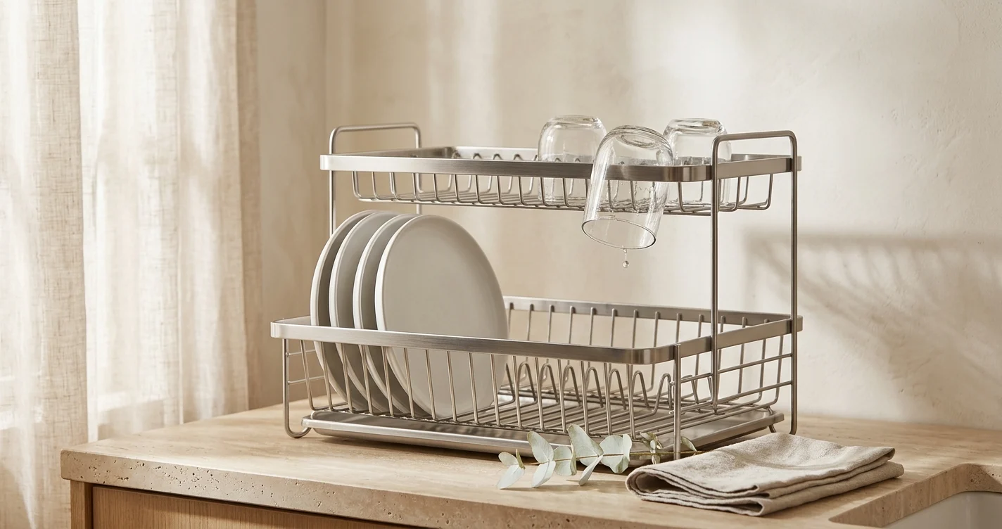 Pengering Piring Rak Ganda Dapur: Panduan Pembeli untuk Mendapatkan Rak Penge...